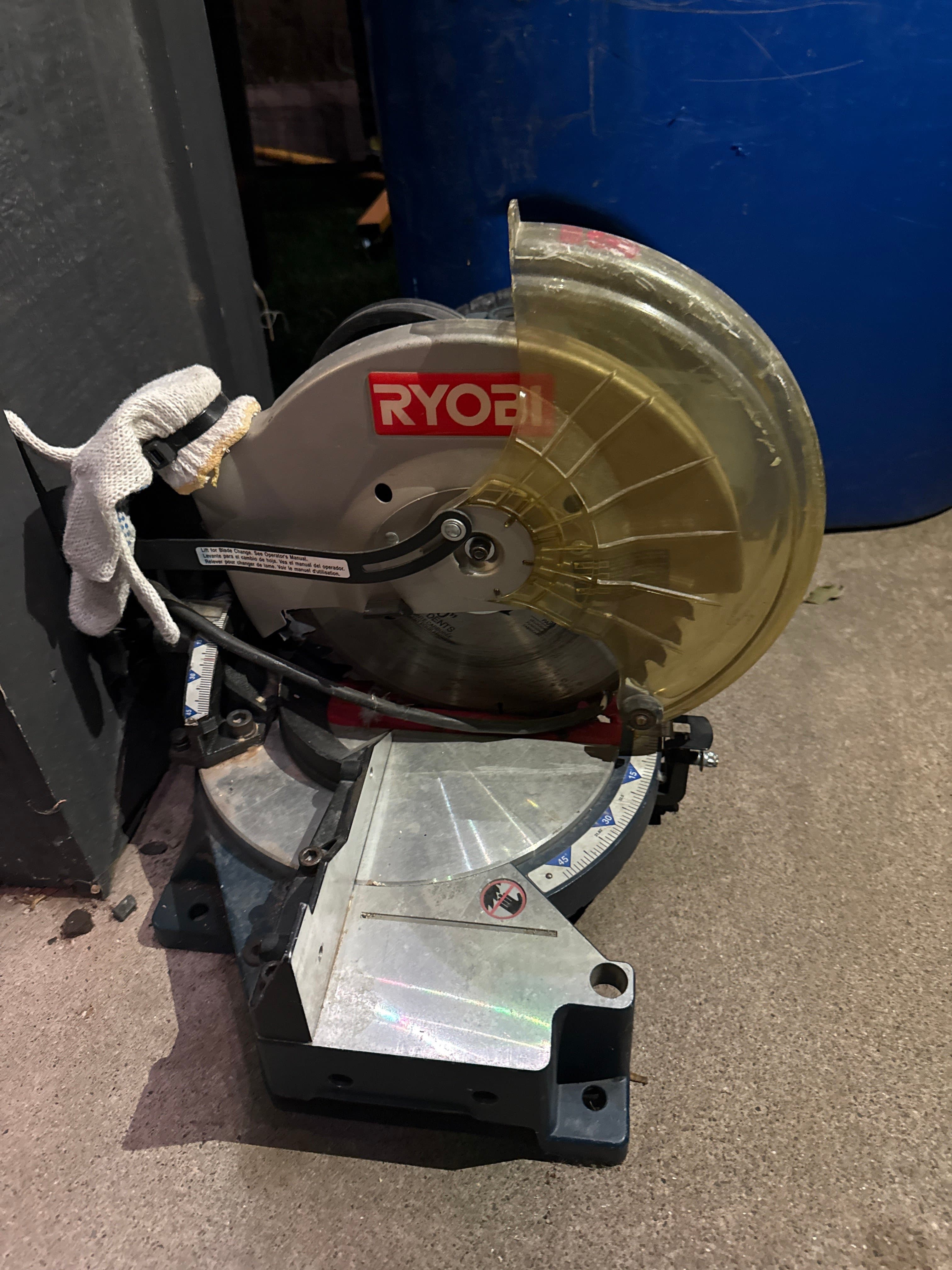 Ryobi chop saw